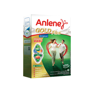 ANLENE GOLD 5X HI-CALCIUM MILK POWDER ORIGINAL BOX 240g