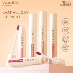 WARDAH COLORFIT LIP PAINT LAST ALL 08 RED REPEAT PCS 4.2g