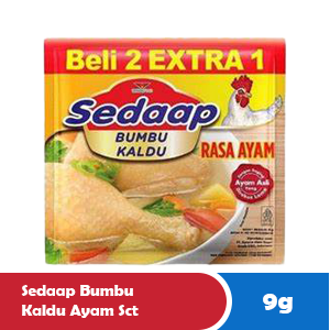 SEDAAP CHICKEN BROTH SEASONING SCT 9/8.5g