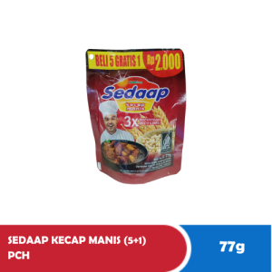 SEDAAP SWEET SOY SAUCE (5+1) PCH 77g