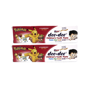 DEE DEE PASTA GIGI (REFILL) STRWBERY N.MINT TUB 50g