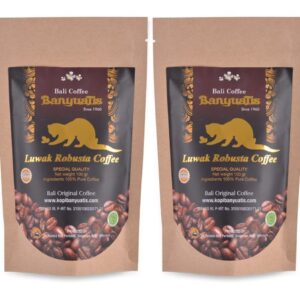 LUWAK COFFEE POWDER ECONOMICAL PCK 2x100g