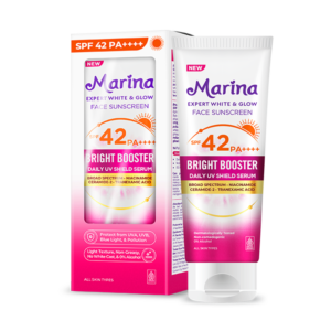 Marina Expert White & Glow Face Sunscreen - Bright Booster