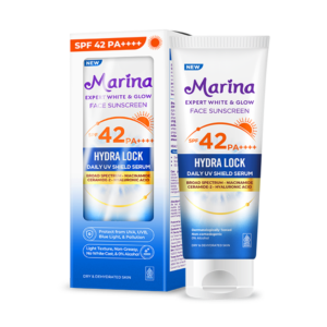 Marina Expert White & Glow Face Sunscreen - Hydra Lock