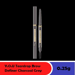 YOU TEARDROP BROW DEFINER GY04 CHARCOAL GRAY PCS 0.25g