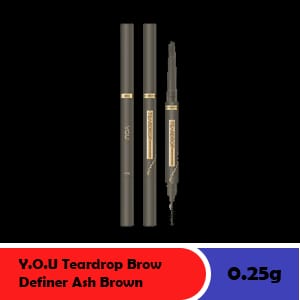 Y.O.U TEARDROP BROW DEFINER GY04 ASH BROWN PCS 0.25g