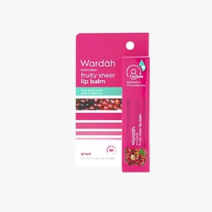 WARDAH EVERYDAY LIP BALM FRUITY SHEER GRAPE PCS 4g