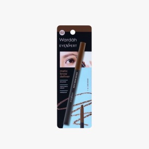 WARDAH EYEXPERT MATIC BROW DEFINER 02 DARK BROWN BOX 0.25g