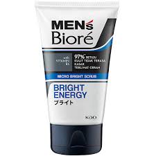 KAO BIORE FACIAL FOAM MEN'S BRIGHT OIL CLEAR TUB 100g