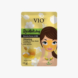 VIO PWDR TO CLAY MASK REVITALIZING MANUKA HNY&MILK PCK 20g