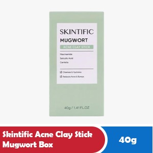 SKINTIFIC ACNE CLAY STICK MUGWORT BOX 40g