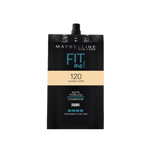 MAYBELLINE FOUNDATION FIT ME MATTE+PORELS 120 CLASSIC IVO PCS 5mL