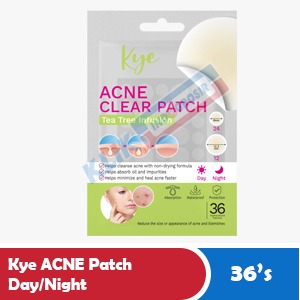 KYE ACNE PATCH DAY/NIGHT 36'S TEA TREE OIL PCK