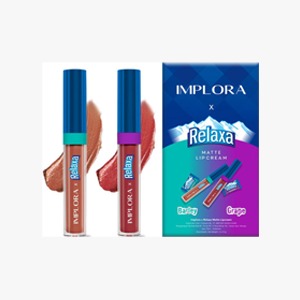 IMPLORA X RELAXA MATTE LIP CREAM PCK 2x2.9g