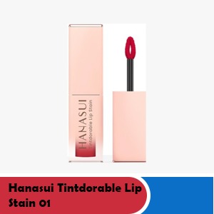 HANASUI TINTDORABLE LIP STAIN 01 - CHERRY PCS 3.5g