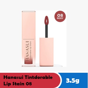 HANASUI TINTDORABLE LIP STAIN 08 - ROSSY PCS 3.5g
