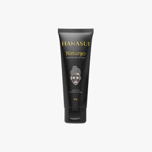 HANASUI NATURGO PEEL OFF MASK BLACK TUB 60g