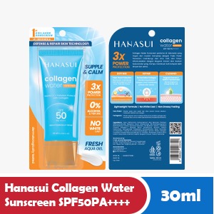 HANASUI COLLAGEN WATER SUNSCREEN SPF 50 PA++++ TUB 30mL