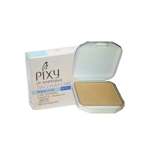 PIXY TWO WAY CAKE UV WHITENING REF GOLDEN BEIGE PCS 12.2g