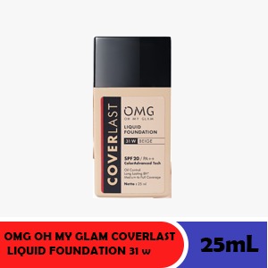 OMG OH MY GLAM COVERLAST LIQUID FOUNDATION 31 W BEIGE PCS
