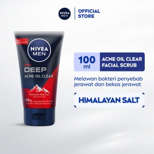 NIVEA FACIAL SCRUB MUD FOAM DEEP ACNE ATTACK TUB 100mL