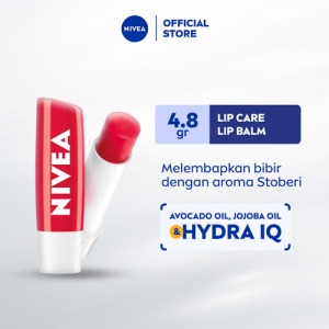 NIVEA LIP STRAWBERRY SHINE PCS 4.8g