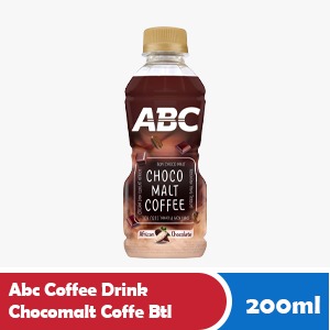 ABC COFFEE DRINK CHOCOMALT COFFE BTL 200mL