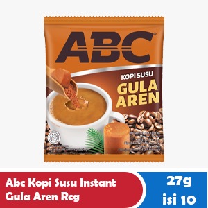ABC COFFEE MILK INSTANT PALM SUGAR RCG 10x27g