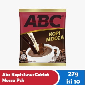 ABC COFFEE+MILK+CHOCOLATE MOCCA PCK 10X27g