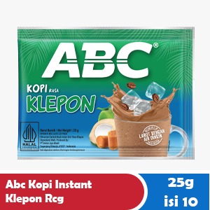 ABC INSTANT COFFEE KLEPON RCG 10x25g