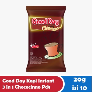 GOOD DAY KOPI INSTANT 3 IN 1 CHOCOCINNO PCK 10x20g