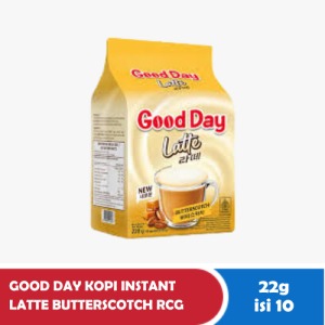 GOOD DAY KOPI INSTANT LATTE BUTTERSCOTCH RCG 10x22g