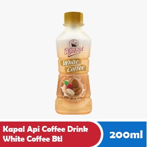 KAPAL API COFFEE DRINK WHITE COFFEE BTL 200mL
