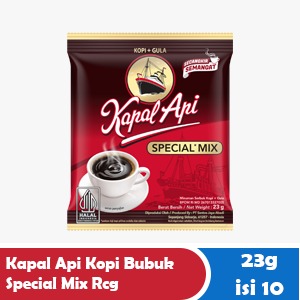 KAPAL API COFFEE POWDER SPECIAL MIX RCG 10x23g