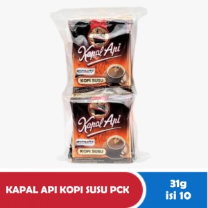 KAPAL API COFFEE MILK PCK 10X31g