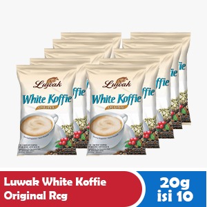 LUWAK WHITE KOFFIE ORIGINAL RCG 10x20g