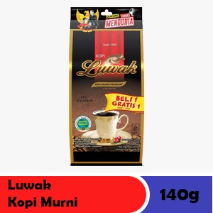 LUWAK PREMIUM PURE COFFEE POWDER PCK 100g