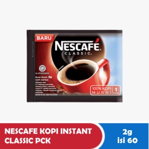 NESCAFE KOPI INSTANT CLASSIC PCK 60X2g
