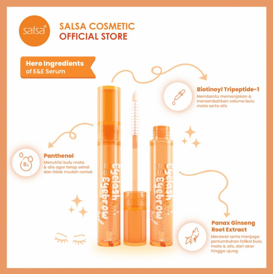 SALSA Eyelash & Eyebrow Serum – Lash & Brow Treatment