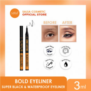 SALSA BOLD EYELINER - SUPER BLACK WATERPROOF