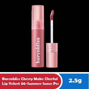 BARENBLISS CHERRY MAKE CHERFUL LIP VELVET 06-SUMMER SUNSE PCS 2.5g