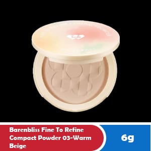 BARENBLISS FINE TO REFINE COMPACT POWDER 03-WARM BEIGE N PCS 6g