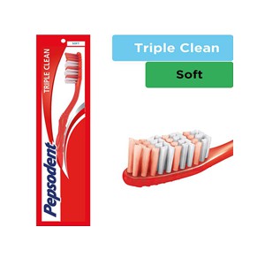 PEPSODENT TRIPLE CLEAN TOOTHBRUSH (10442 PCK SOFT