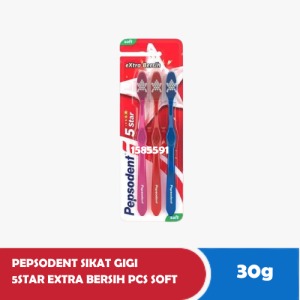 PEPSODENT 5STAR EXTRA CLEAN SOFT TOOTHBRUSH PCS