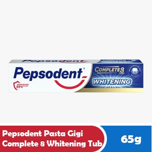 Pepsodent Complete 8 Whitening Toothpaste 65g Tub