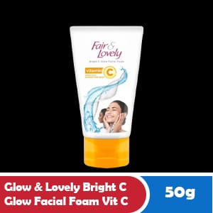 GLOW & LOVELY BRIGHT C GLOW FACIAL FOAM VITAMIN C TUB 50g