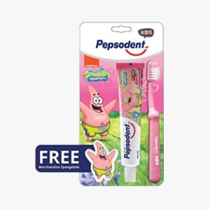 PEPSODENT KIDS PATRICK PASTE + STRAWBERRY TOOTHPASTE PCK 50/45g