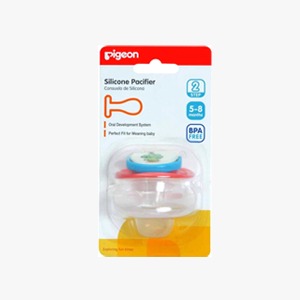 PIGEON SILICONE PACIFIER STEP 2 PCK