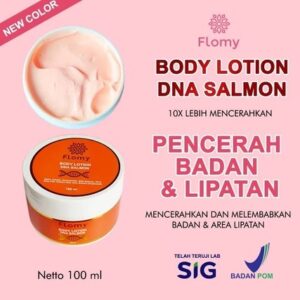 Flomy Handbody Dosting DNA Salmon | HB Body Whitening | BPOM Whitening Body Lotion