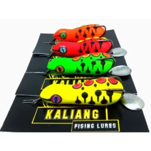 SOFT FROG KALIANG LURE SIZE 5.5CM TIRIJI EYE MODEL WEIGHT 8.GRM KESTING BAIT